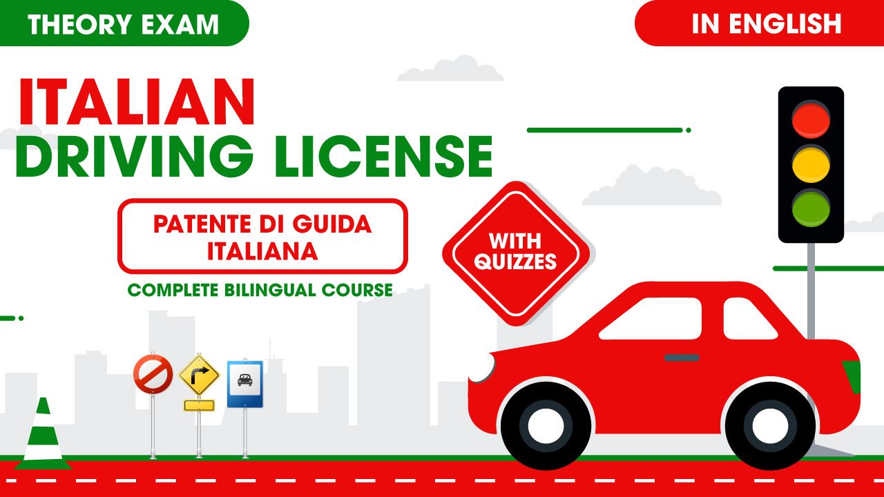 Italian Driving License Theory Preparation Course, Quizzes